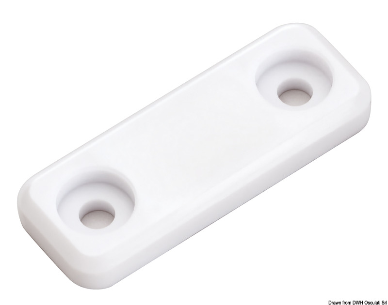 Magnetic Lock Flat Mount White