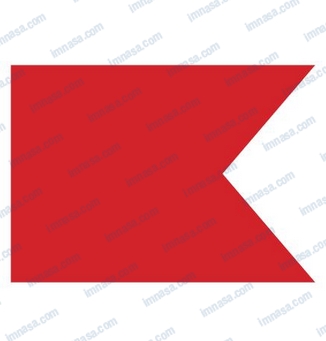 Flag Letter B Code Bravo 30x45cm