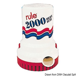 Rule 2000 Submersible Bilge Pump 12V