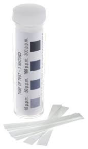 Water Chlorine Test Strips - 100 strips