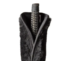 FenderFits Rope Protection Sheepskin 90cm (18-24mm⌀) Black Sold by Pair