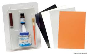 Adeco Neoprene/Hypalon Inflatable Boat Repair Kit White